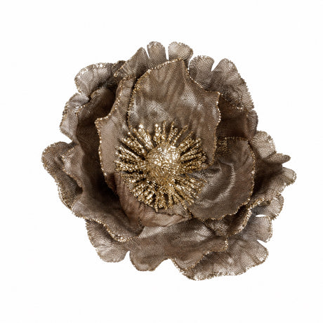Flower head on clip 14 cm in diameter