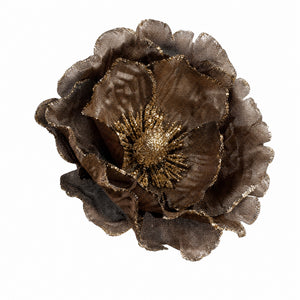 Flower head on clip 14 cm in diameter