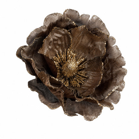 Flower head on clip 14 cm in diameter