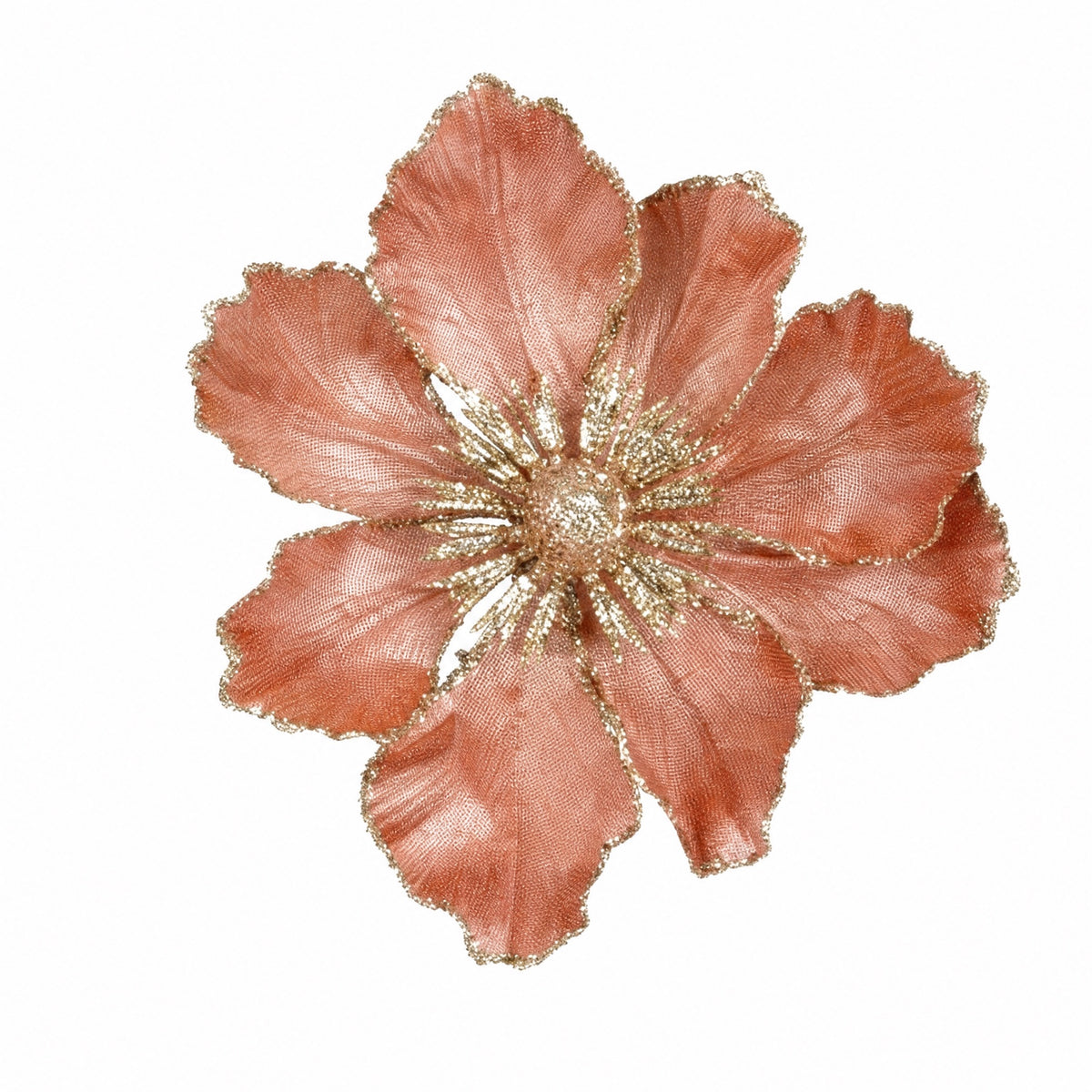 Magnolia flower on clip