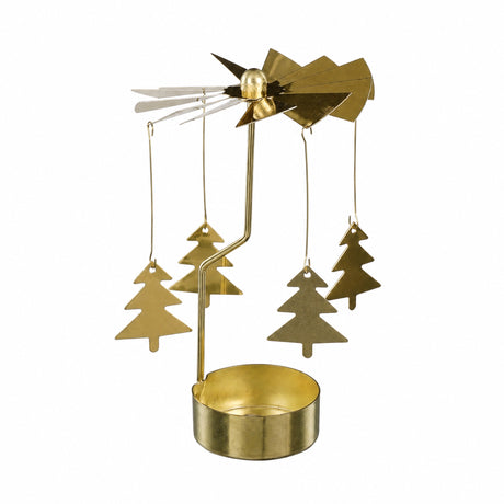 Candlestick with rotating effect
