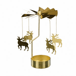 Candlestick with rotating effect