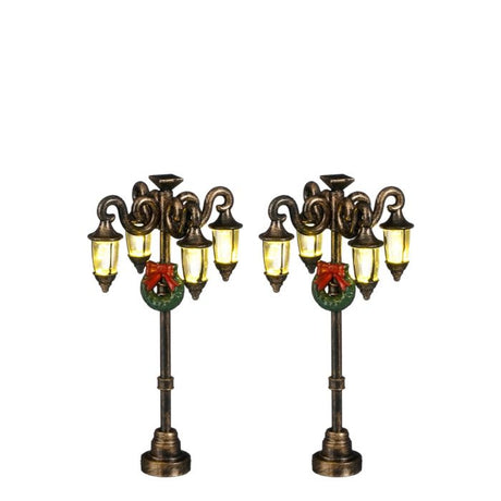 Luville Gadelygter med julekranse 2-pak