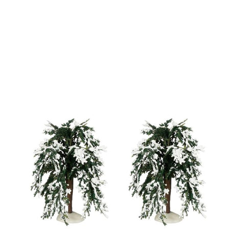 Luville Snedækkede træer med hængende grene 2-pak