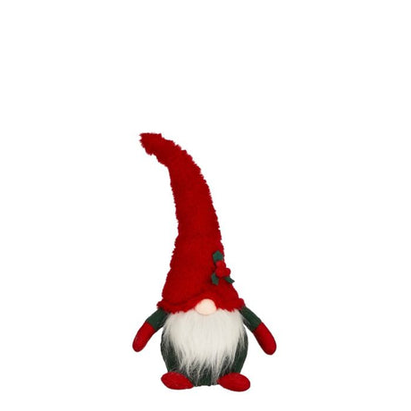 Gnom med kristtorn på huen