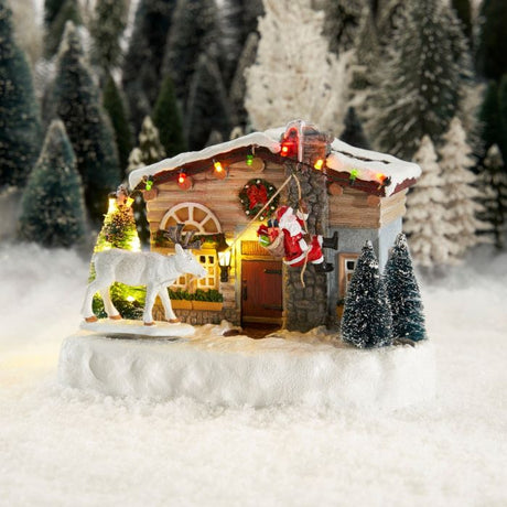 Luville Julemanden hejses op