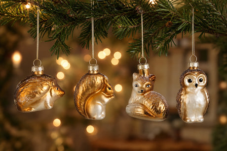 Christmas bauble Forest animals 6 cm high