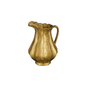 Guldfarvet kande 30 cm høj
