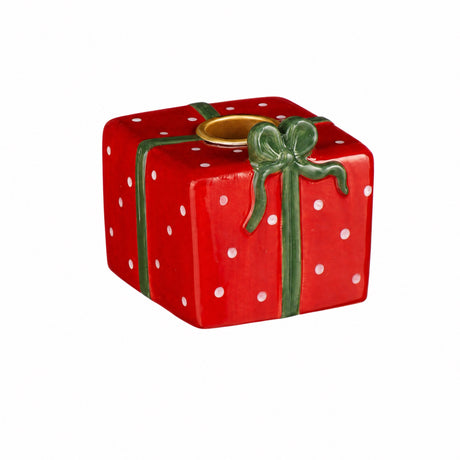 Candlestick gift wrapped