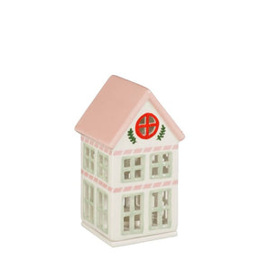 Lyshus med farver 18 cm højt