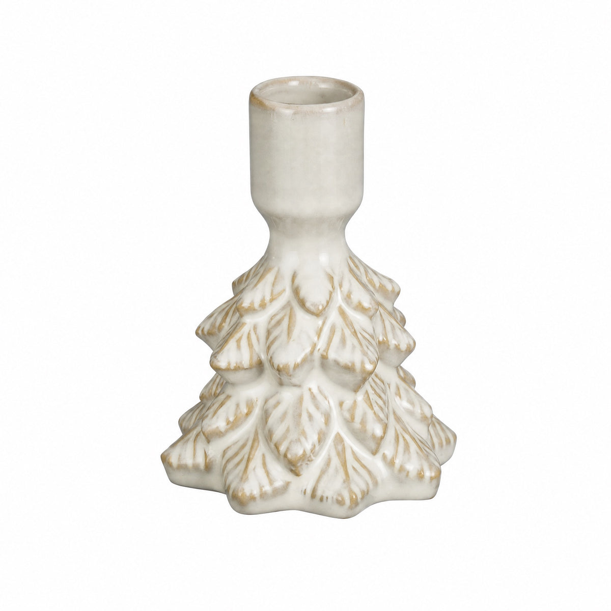 Candlestick fir tree in ceramic