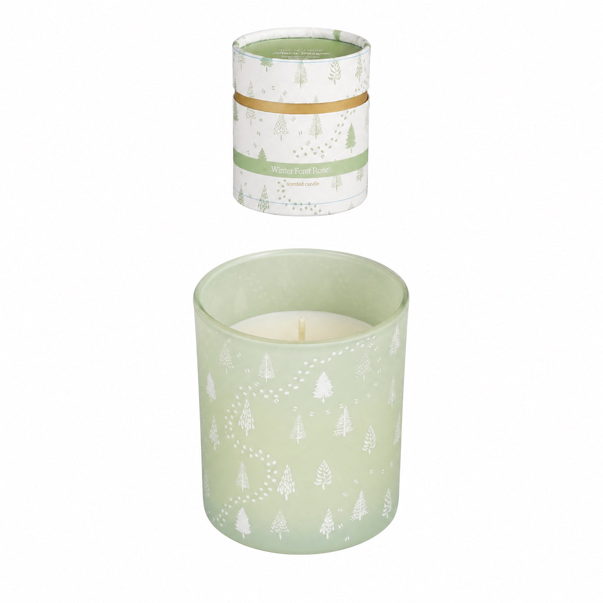 Gift pack with scented candles winter
