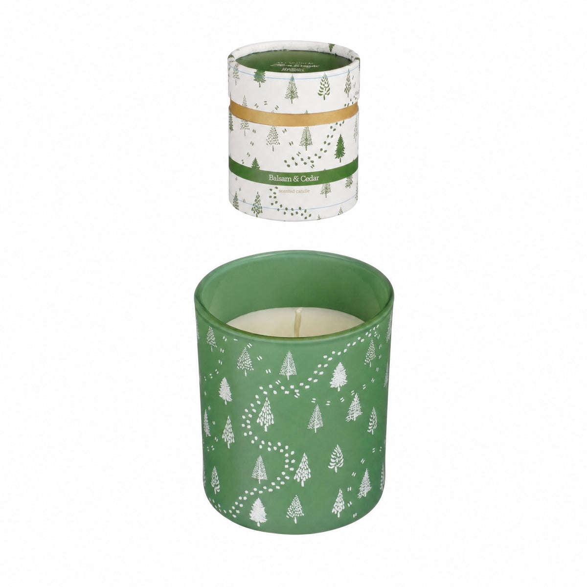 Gift pack with scented candles winter