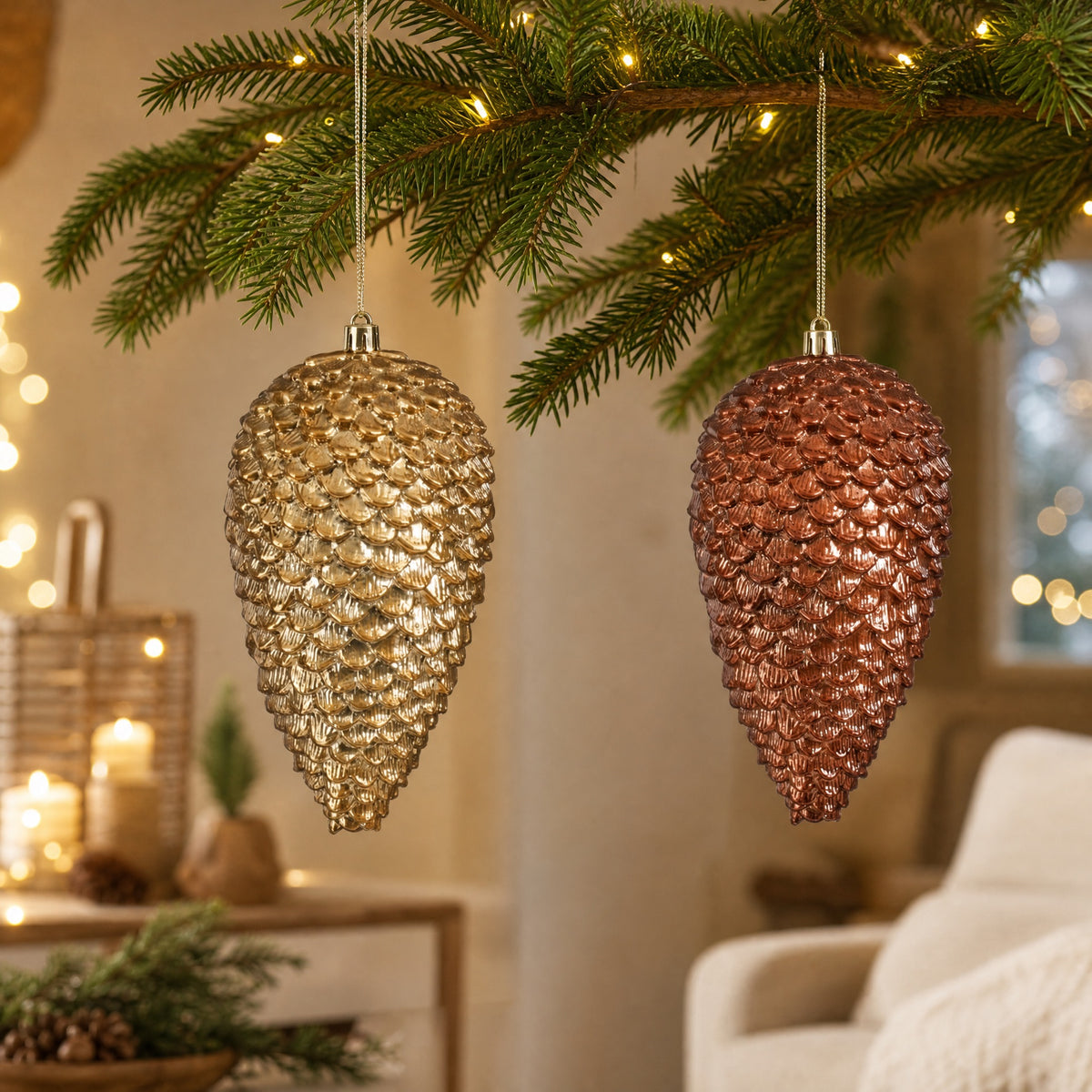 Fir cone 16 cm high