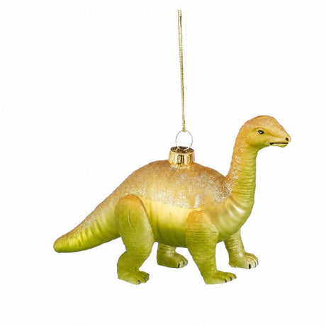 Christmas bauble Dinosaur green