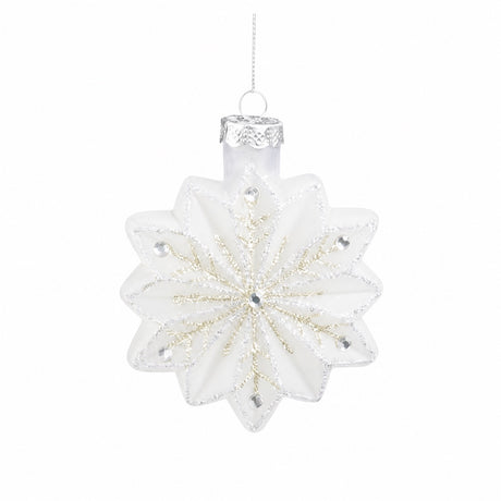 Christmas bauble Snowflake pastel