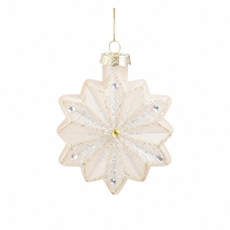 Christmas bauble Snowflake pastel