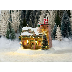 Luville Julemanden leverer gaver