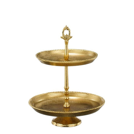 Etagefad i guldfarvet 