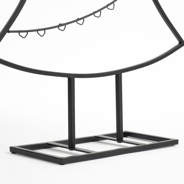 Juletræ i sort metal 105 cm højt