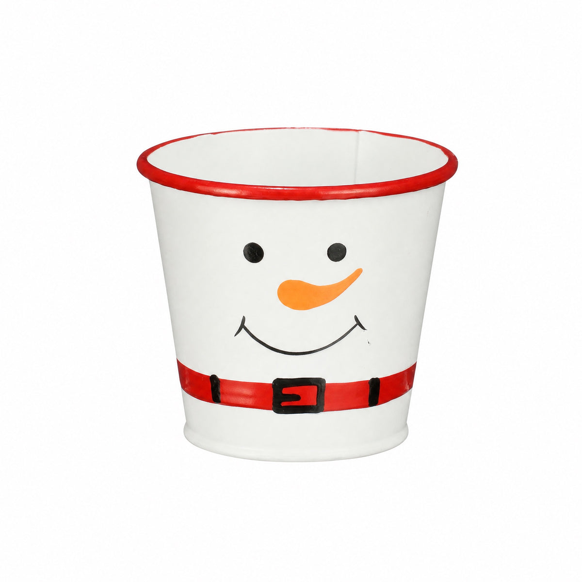 Bucket/pot cover with Christmas motif
