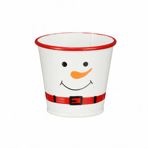 Bucket/pot cover with Christmas motif