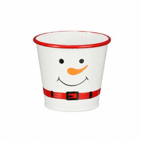 Bucket/pot cover with Christmas motif