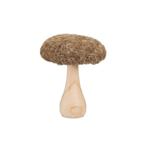 Mushroom with soft hat 16 cm high