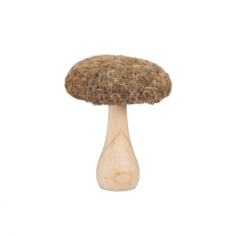 Mushroom with soft hat 16 cm high
