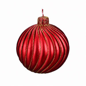 Light Christmas bauble 9 cm