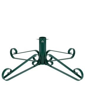 Green metal Christmas tree stand