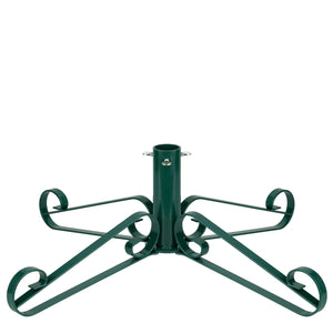 Green metal Christmas tree stand