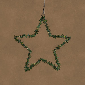 Green star with 30 LED lights from Luca Lighting