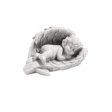 Angel lying inside the wings