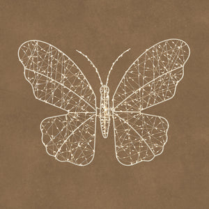 Butterfly with LED lights, 60 cm wide, for hanging on indoor or outdoor walls