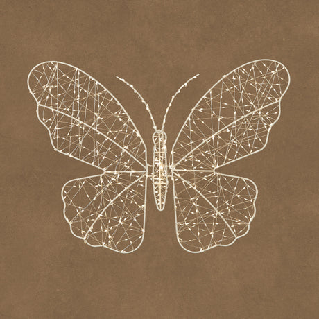 Butterfly with LED lights, 60 cm wide, for hanging on indoor or outdoor walls