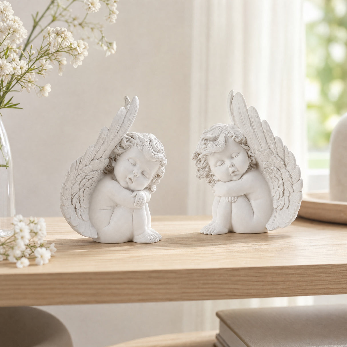 Sitting angel