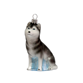 Julekugle Siberian Husky