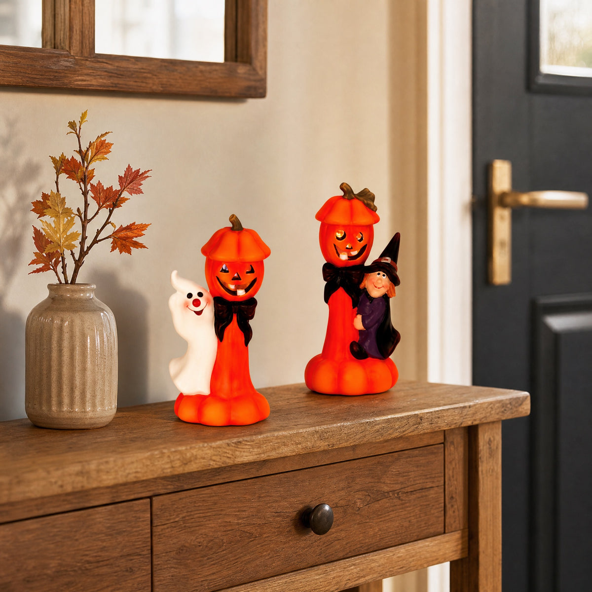 Halloween lamp with LED light