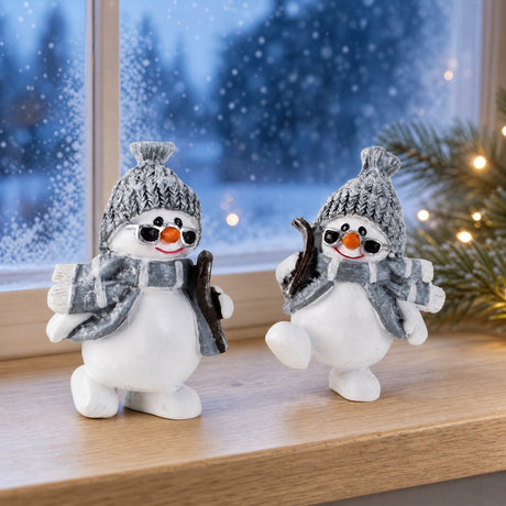 Snowman with sunglasses