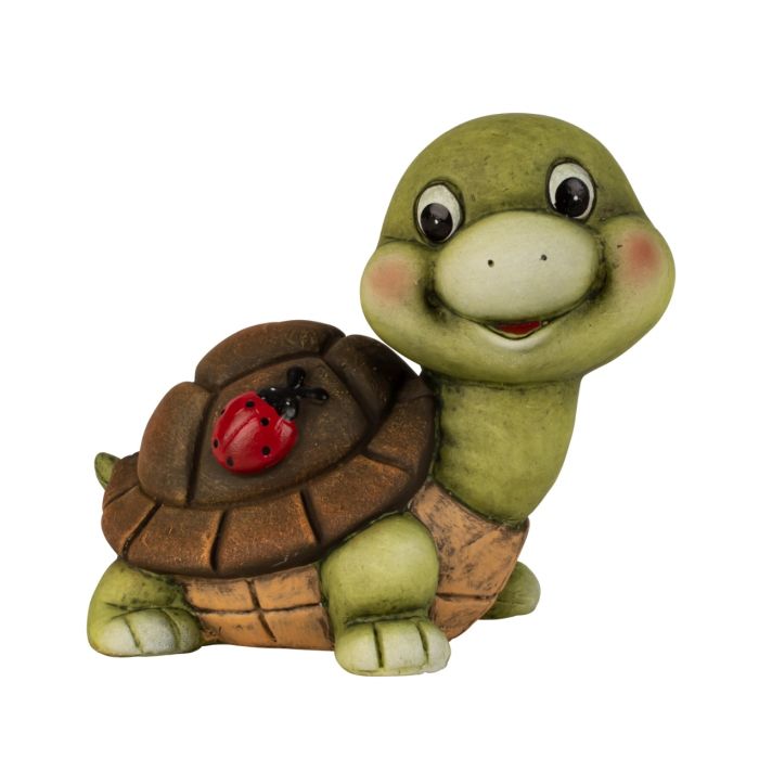 Turtle with ladybug 16 cm tall