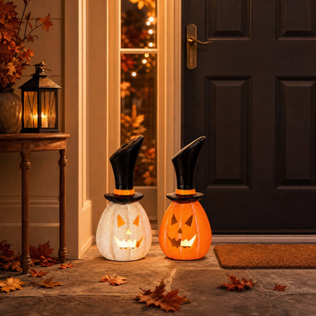 Pumpkin with tall hat