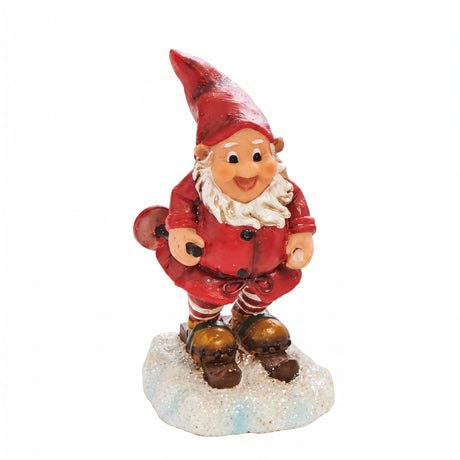 Forest elf on skis