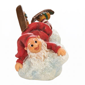Forest elf on skis