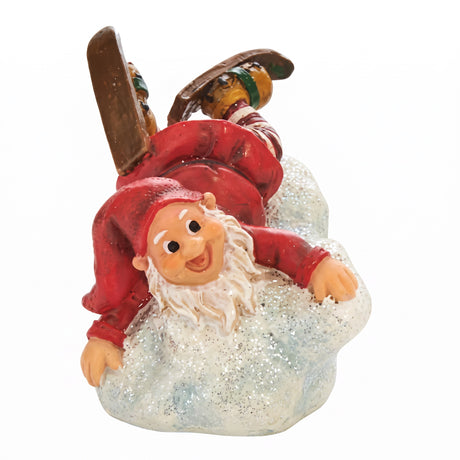 Forest elf on skis