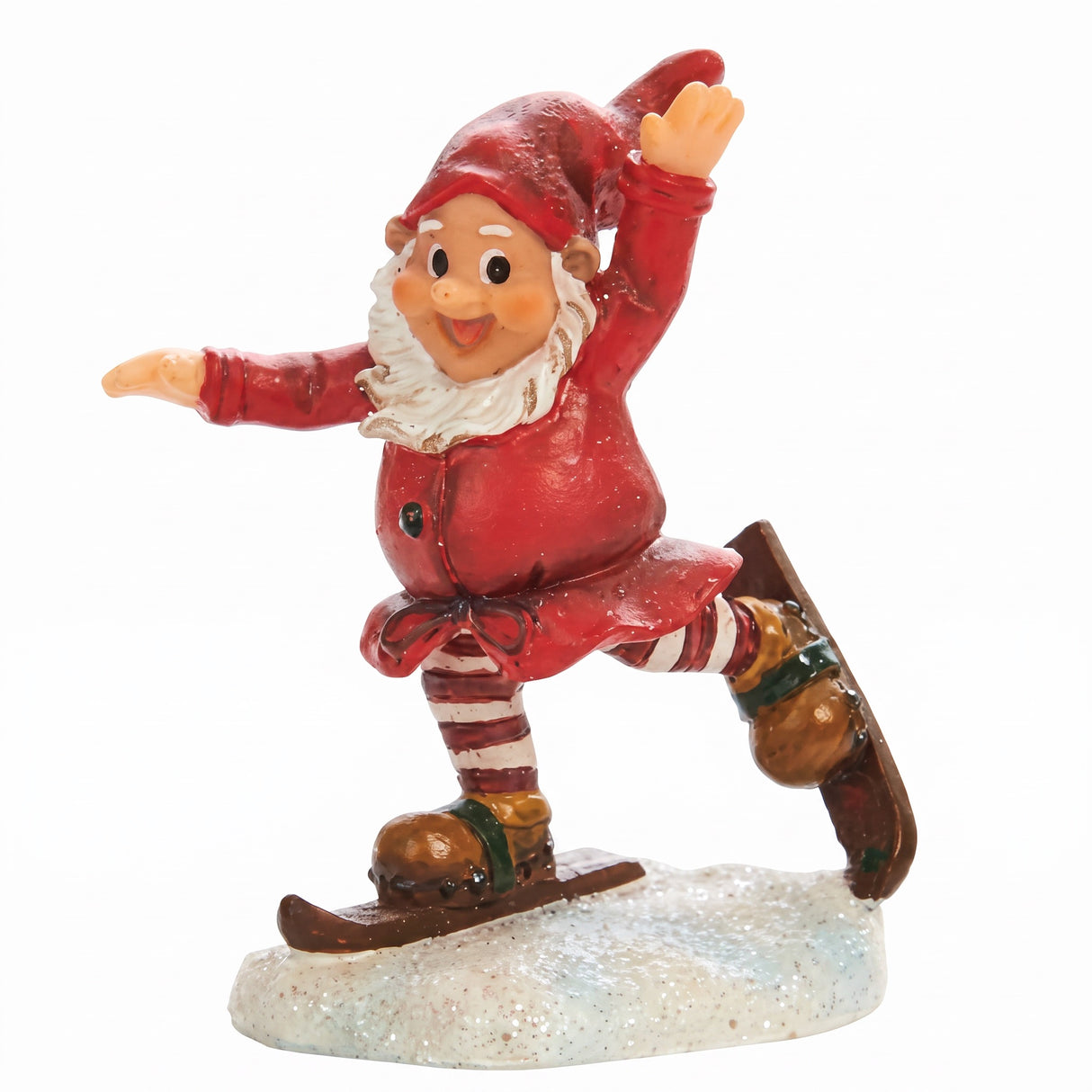 Forest elf on skis