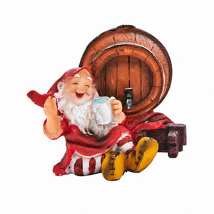 FOREST ELF WITH WINE BARREL