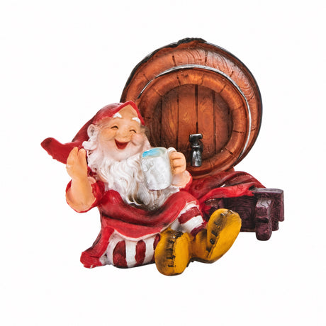 FOREST ELF WITH WINE BARREL
