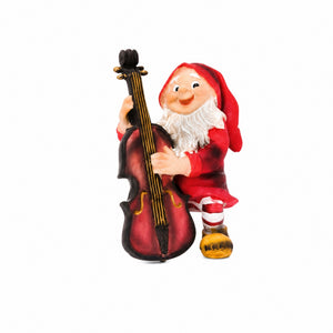 FOREST ELF WITH MUSICAL INSTRUMENT
