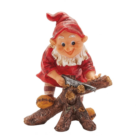 Forest elf taking care of household chores